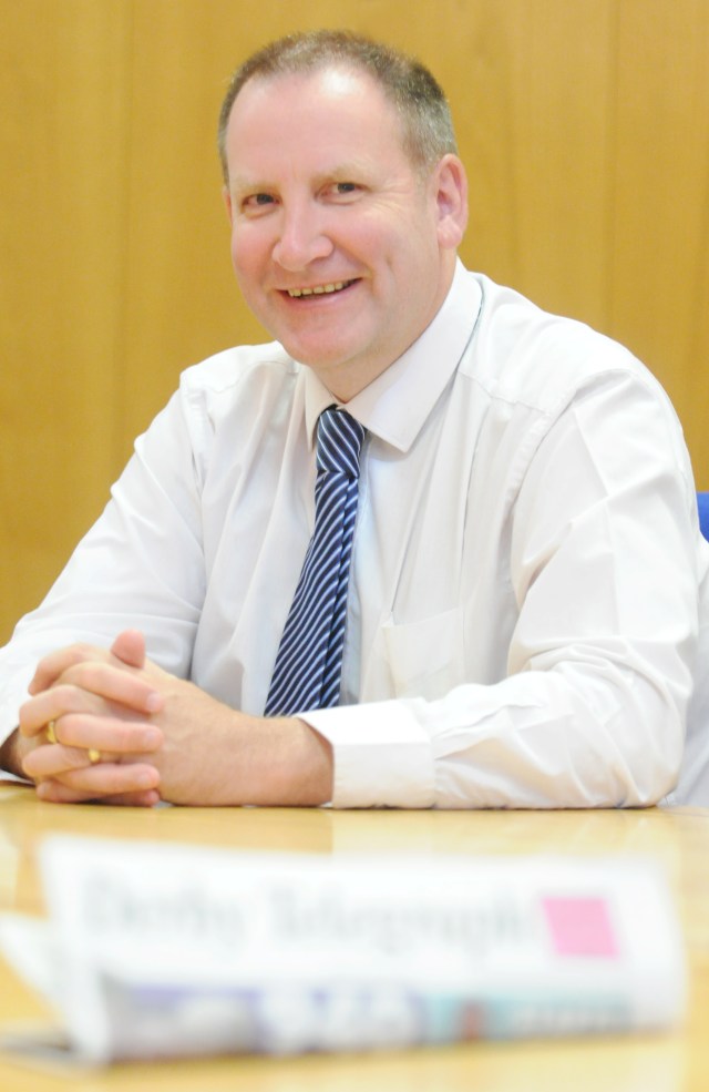 Picture: Victoria Wilcox Neil White at the Derby Telegraph